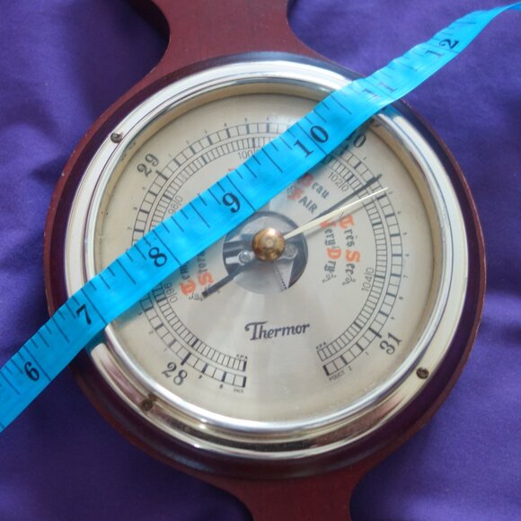Vintage Weather Station Includes Thermometer, Thermor Barometer and Hygrometer - Picture 3 of 15